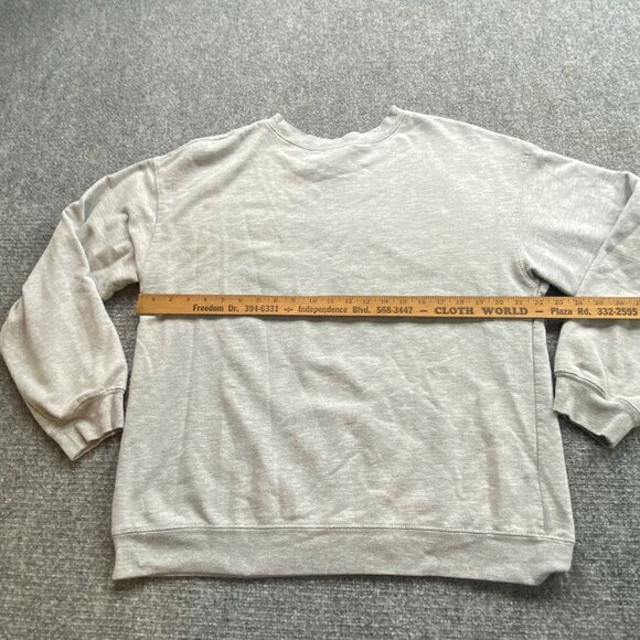 Disney Princess Sweatshirt‎ Womens XL 15 17 Gray Ariel Little Mermaid Graphic - Picture 8 of 9